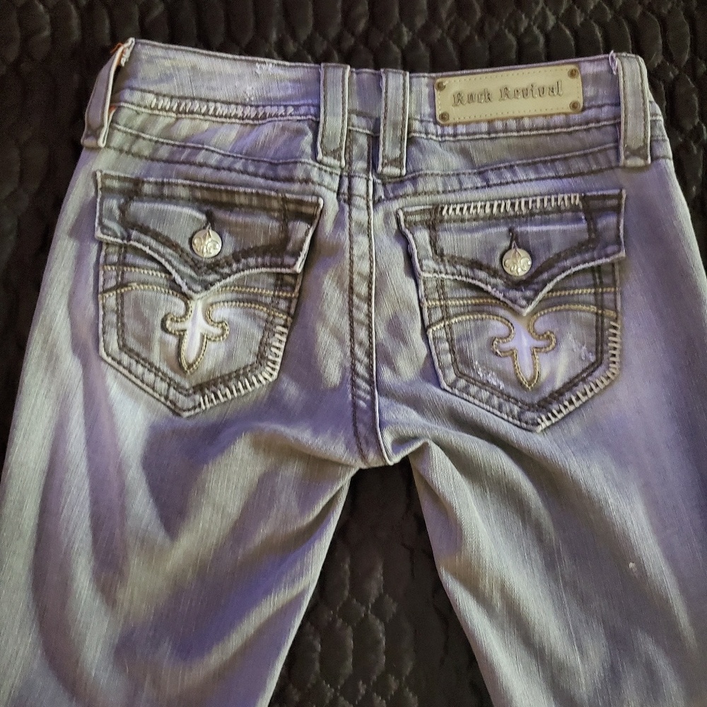 Rock Revival Straight Leg Jean's size 27!